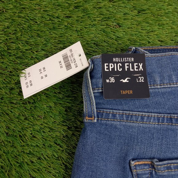 NWT Hollister men's taper fit jeans! - Picture 3 of 4